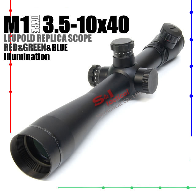 LEUPOLD M1 type 3.5-10x40 illuminated Red&Green&Blue Mil-Dot